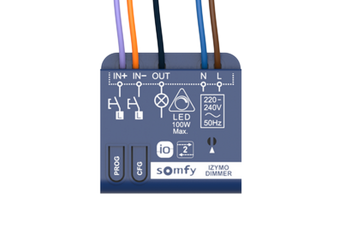 IZYMO DIMMER RECEIVER io - 1822663 - 1 - Somfy